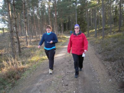 William och Carina Bertilsson p&aring; v&auml;g mot tredjekontrollen.